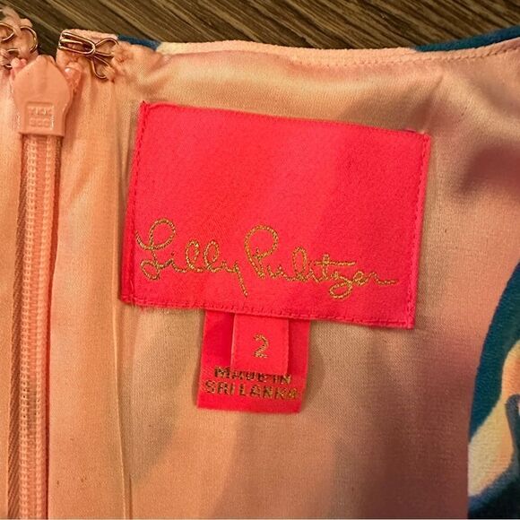 Lilly Pulitzer Donna Romper High Tide Navy Holy Flockamolie  Romper - Picture 3 of 6